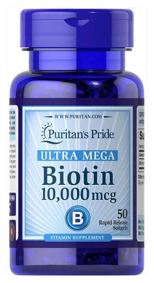 Biotin 10000mcg - 50caps (DSN_100-51-6525722-20)