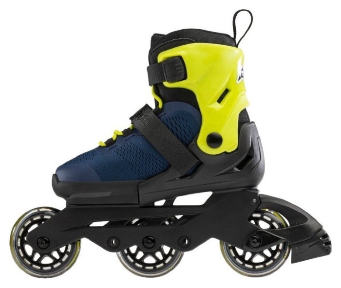 Ролики дитячі Rollerblade Microblade Free 3WD Blue Royal Lime