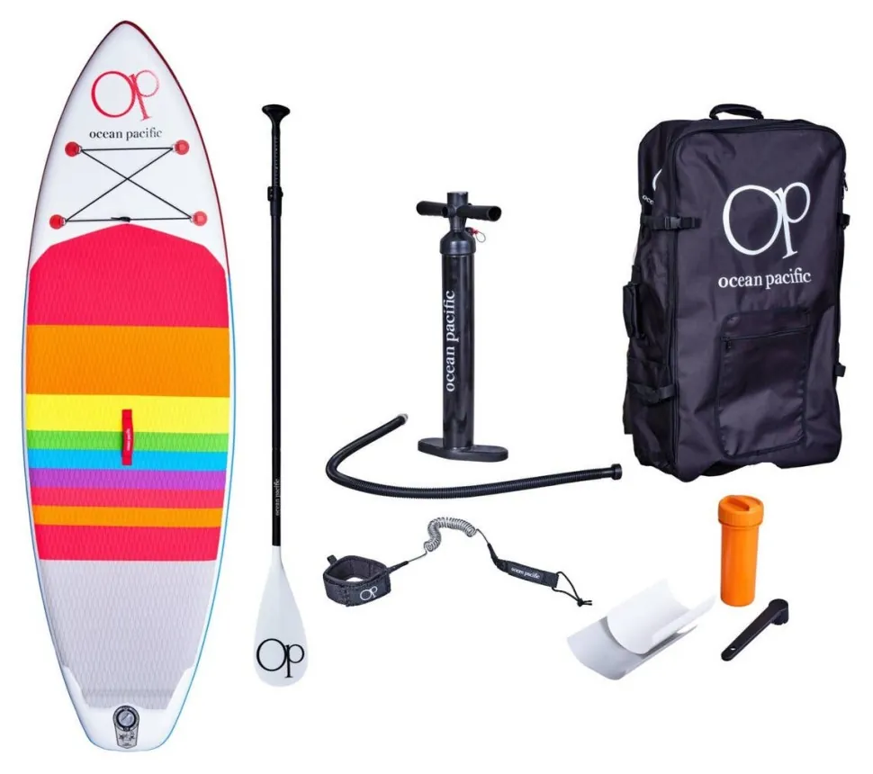 Надувна SUP дошка Ocean Pacific Sunset All Round 96 - White/Red/Blue (FRD.037671)