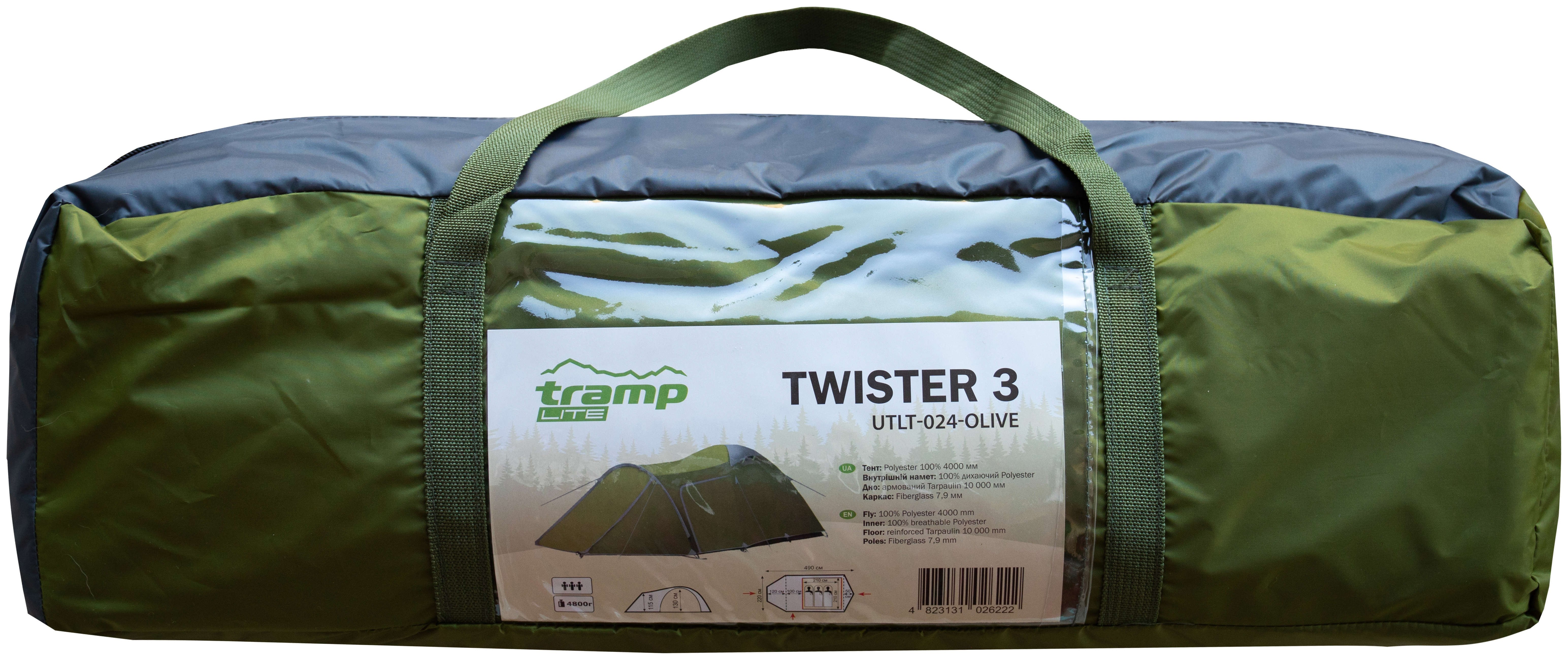 Намет Tramp Lite Twister 3 UTLT-024-olive, укр, укр
