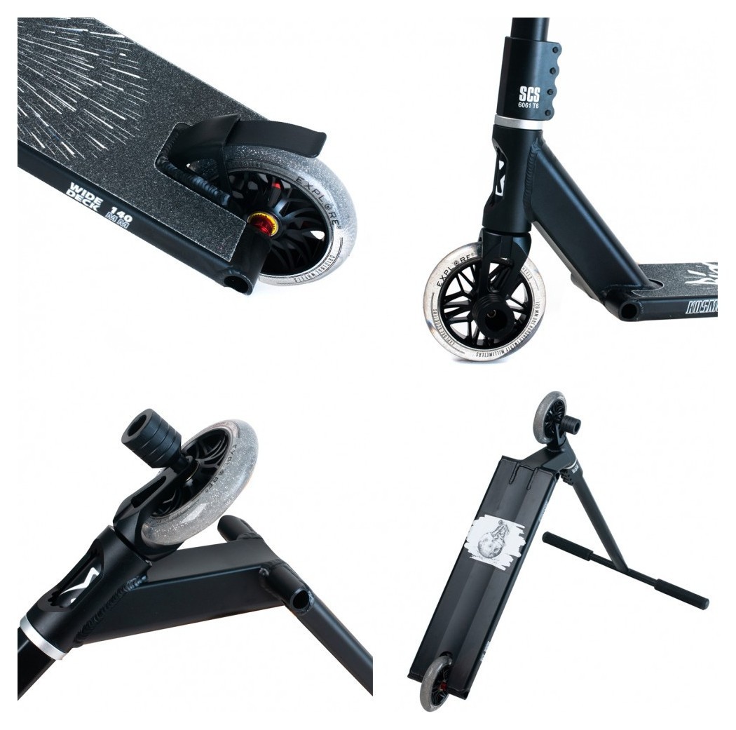 Трюковий Трюковый самокат Explore KOSMOS (черный)