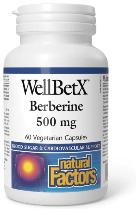 WellBetX Berberine 500mg - 60 vcaps