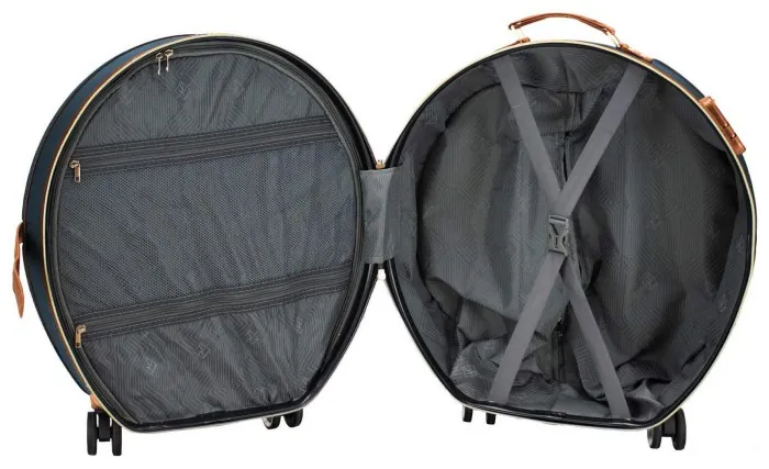 Валіза Semi Line 20" (S) Blue/Brown (T5672-2)