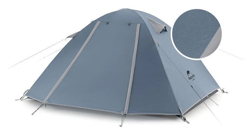 Намет двомісний Naturehike P-Series NH18Z022-P, 210T/65D, темно-синій