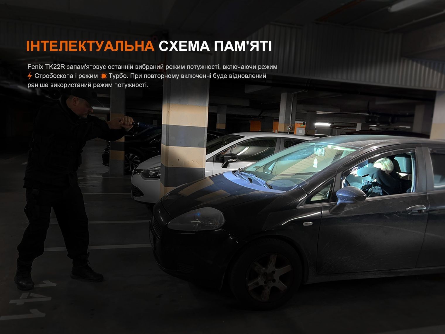 Ліхтар ручний Fenix TK22R, укр, укр