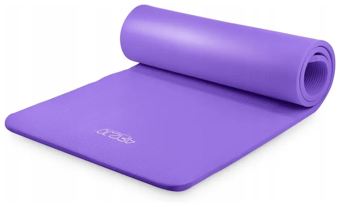 Килимок (мат) спортивний 4FIZJO NBR 180 x 60 x 1 см для йоги та фітнесу Violet (P-5907222931530)
