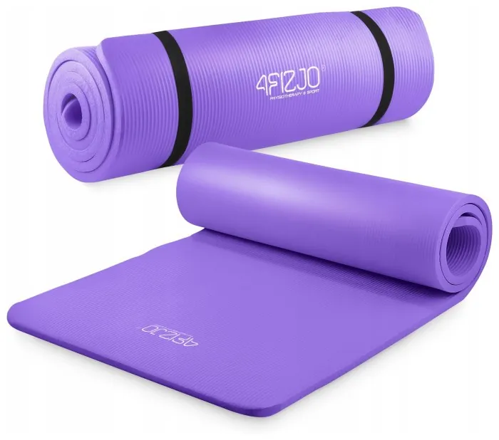 Килимок (мат) спортивний 4FIZJO NBR 180 x 60 x 1 см для йоги та фітнесу Violet (P-5907222931530)