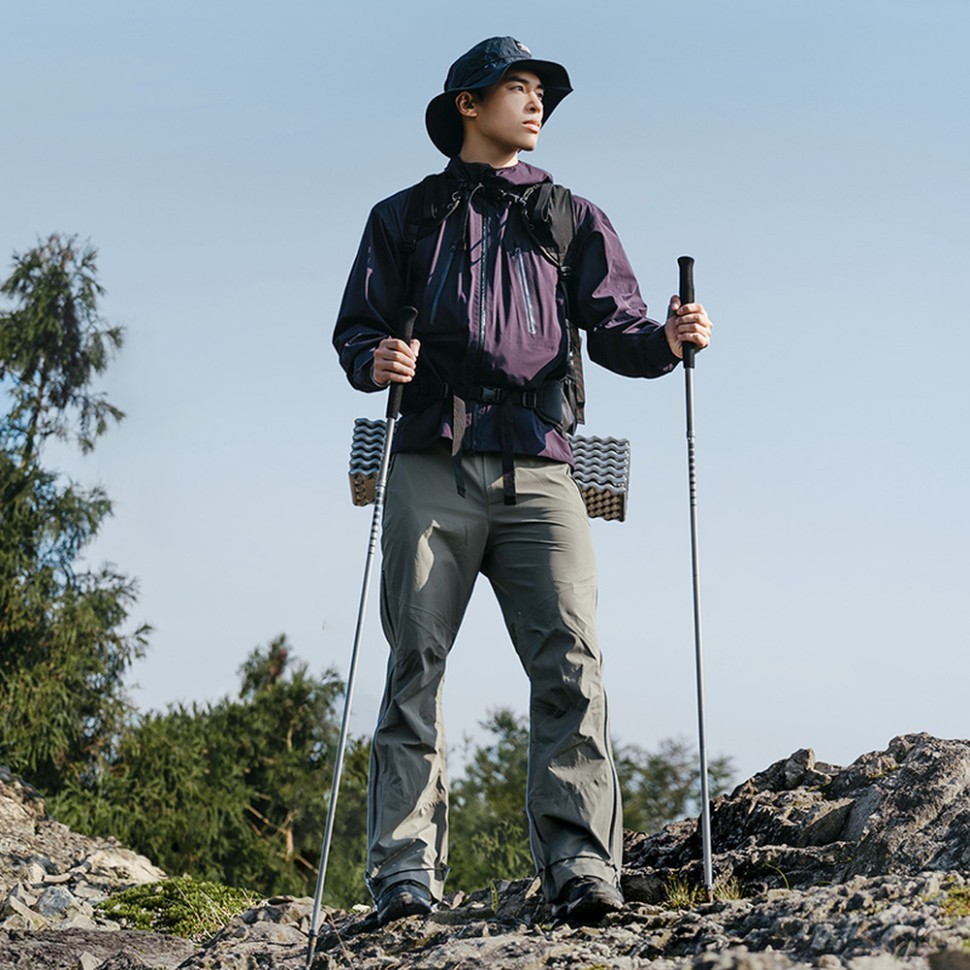 Трекинговая палка Naturehike CNK2450DS016, 130 см, серая