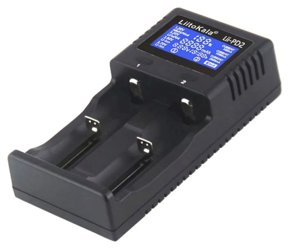 Зарядний пристрій Liitokala Lii-PD2+car EU charger (FNR_Lii-PD2+car)