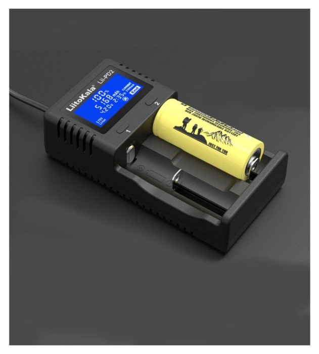 Зарядний пристрій Liitokala Lii-PD2+car EU charger