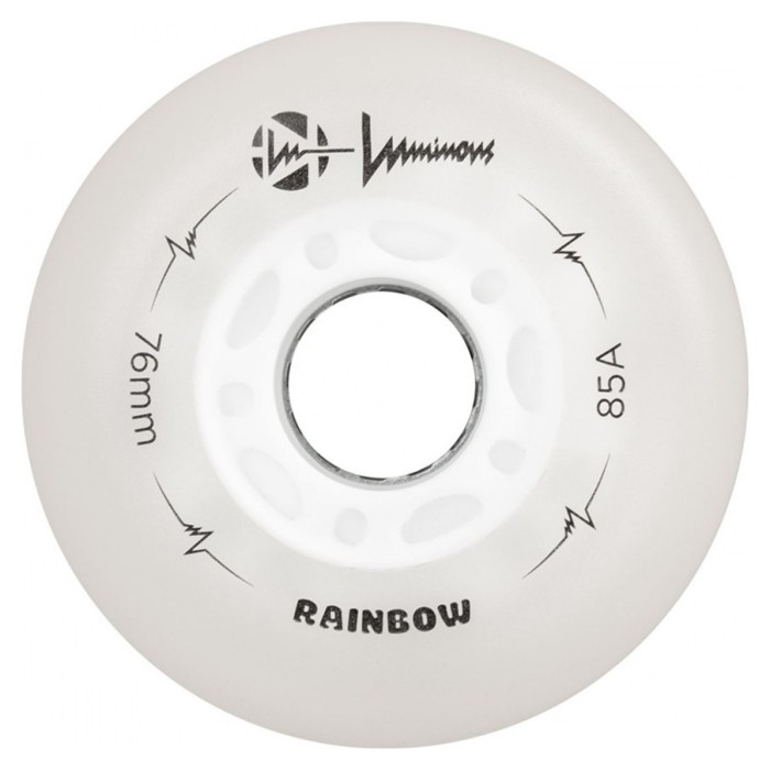 Колеса що світяться різними кольорами FR Skates Luminous Rainbow 4-pack (72mm, 76mm, 80mm)