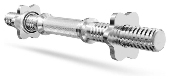 Гантель розбірний на 26 кг з хромованим грифом.