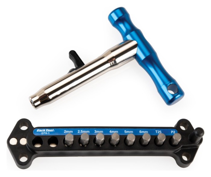 Ключ Park Tool QTH-1 с набором бит 2,5/3/4/5/6mm, Т25, PH2