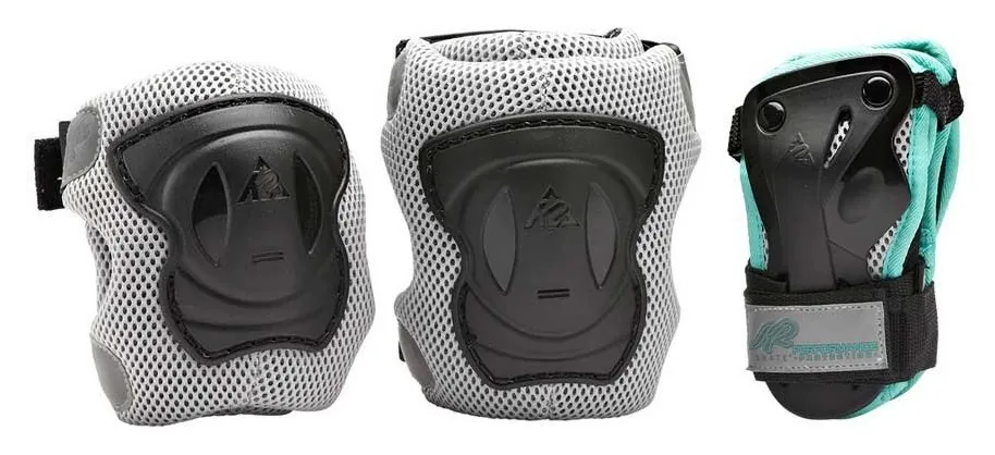Захисний комплект для роликових коньків K2 PERFORMANCE W PAD SET S Black/white (3041603) (L Чорно-білий)