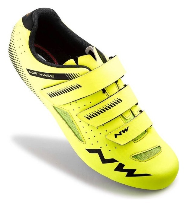 Туфли велосипедные Northwave CORE M 41.5 (9.0US) Yellow fluo/black (80191016)