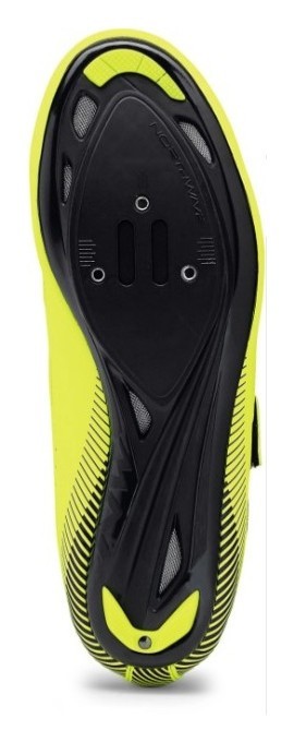 Туфли велосипедные Northwave CORE M 41.5 (9.0US) Yellow fluo/black (80191016)