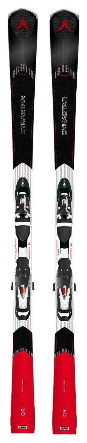 Лижі гірські (комплект) Dynastar CR 74 FLUID X+NX 12 FLUID 165см Black/red/white (DAEC202+FCCB020), укр, укр
