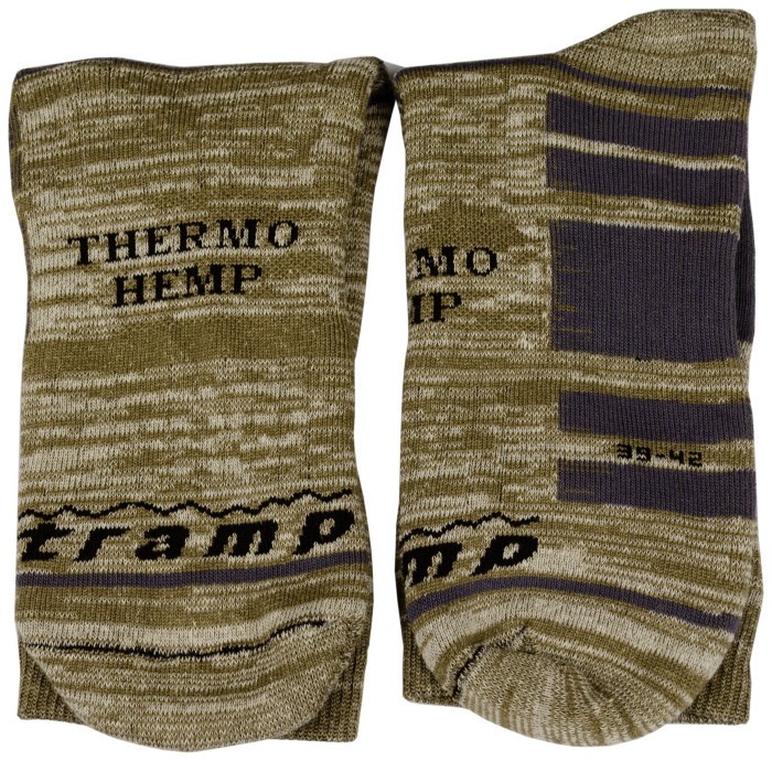 Носки демисезонные Tramp из конопли UTRUS-006-melange, 43/46
