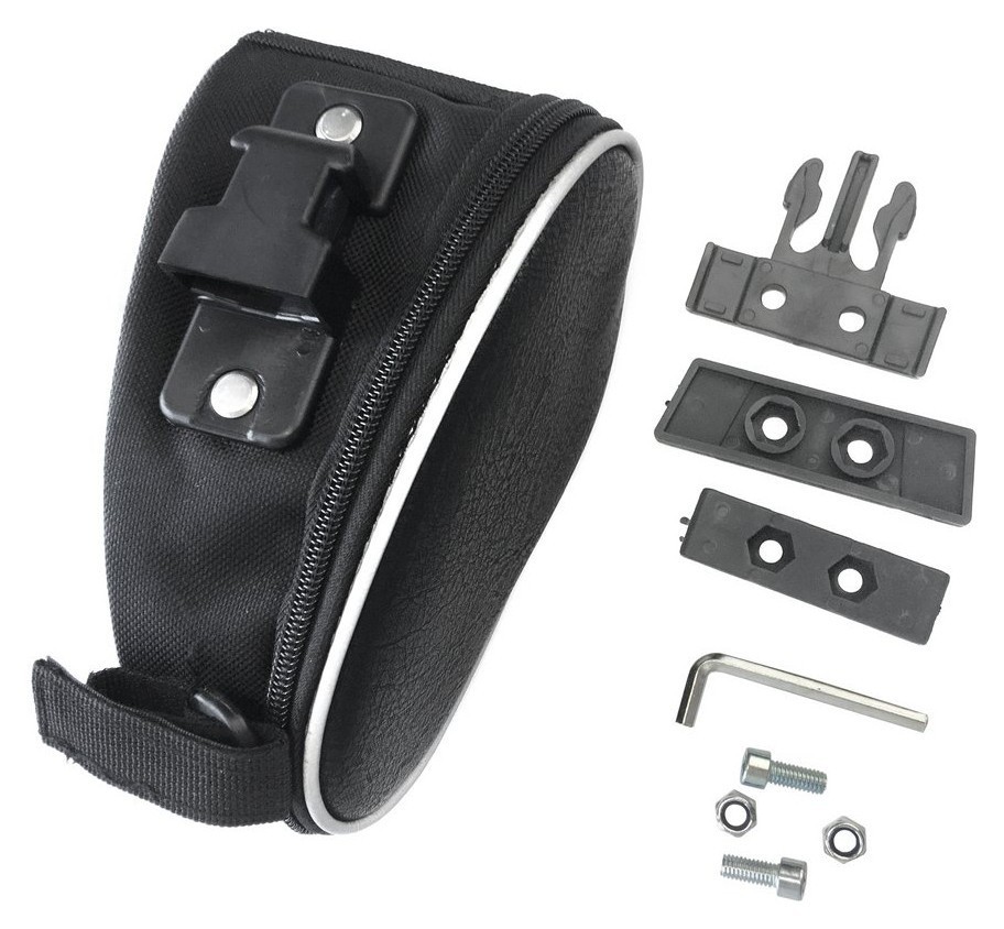 Сумка підсідельна Tempesta QR 0.9 L Black (FSD-B04), укр, укр