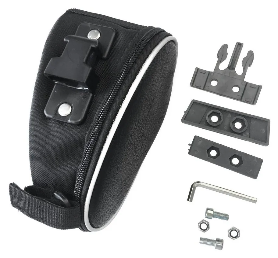 Сумка підсідельна Tempesta QR 0.9 L Black (FSD-B04) (0.9 L Чорний)