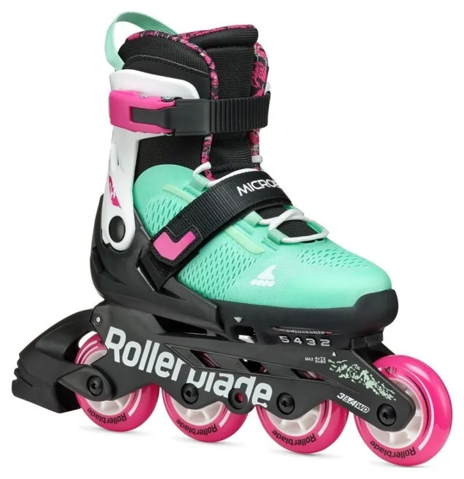 Ролики Rollerblade Microblade XT black-sea green (поганий тест)