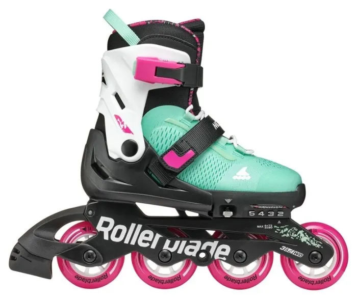 Ролики Rollerblade Microblade XT black-sea green (поганий тест)