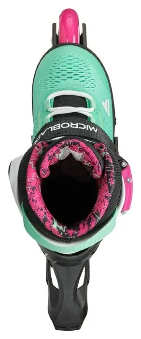 Ролики Rollerblade Microblade XT black-sea green (поганий тест)