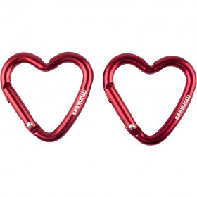 Munkees 3220 карабин Mini 2 Heart (пара) red