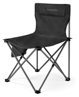 Крісло складане Naturehike Shan Lan T01 CNK2550JJ025, сталь, чорний