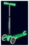 Самокат MICRO серии "Mini Deluxe Glow LED" – ЛЮДЖЕННЫЙ ЛАЙМ (до 50 kg, 3-х колесный, свет) Фото - 5