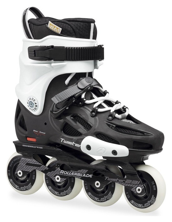 Роликовые коньки для взрослых Rollerblade TWISTER 231 37 (5.5US) 235мм Black/white (07621700 787) O