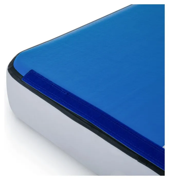 Надувной коврик inSPORTline Aircase 200x140 см, бело-синий