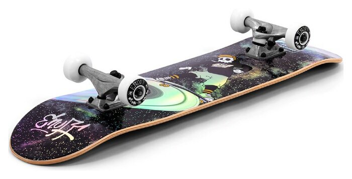 Enuff Скейтборд Skully Hologram Mini black