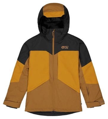 Picture Organic куртка лыжная Cossmo Jr 2025 black-honey chocolate 14