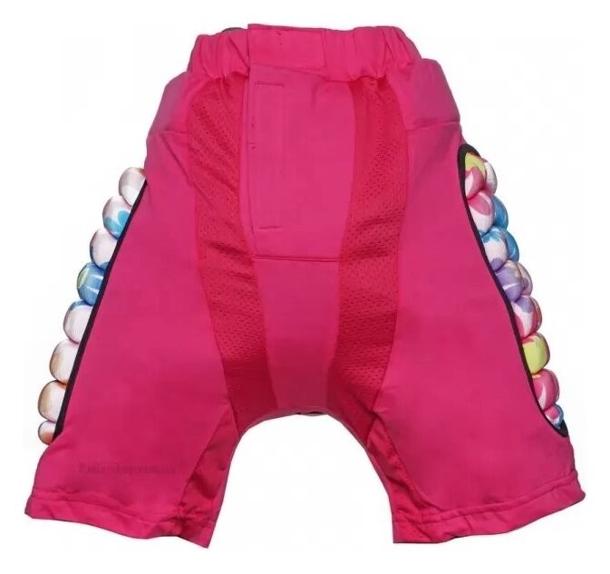 Шорты защитные Крэшпад для роликов Roller розовый