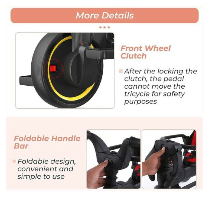 Беговел Maraton Tri-cycle 7in1 PA66 black (Черный)