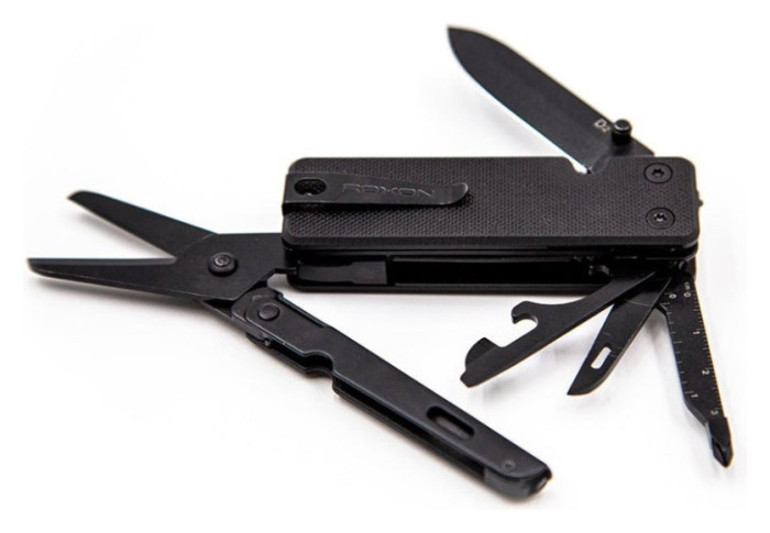 Міні мультитул Roxon KS2E Noir, чорне лезо, чорний