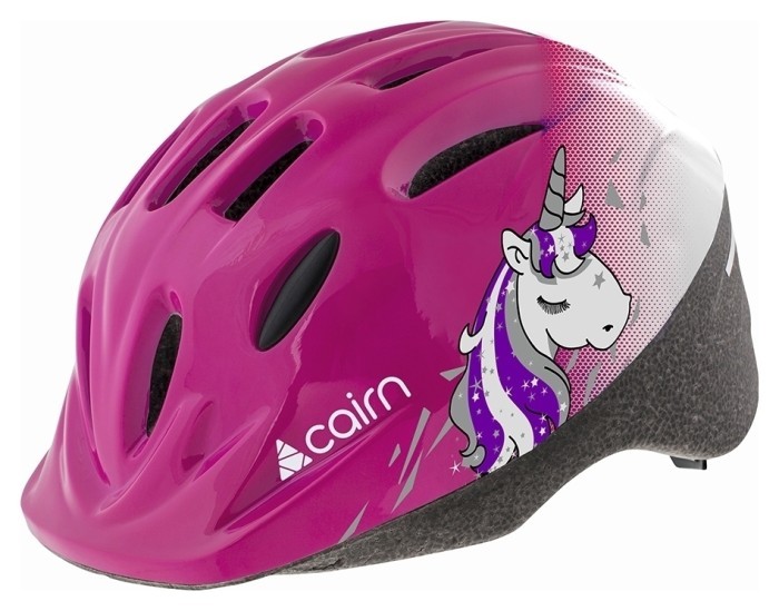 Велошолом Cairn Sunny Jr фуксія-фіолетовий, укр, укр