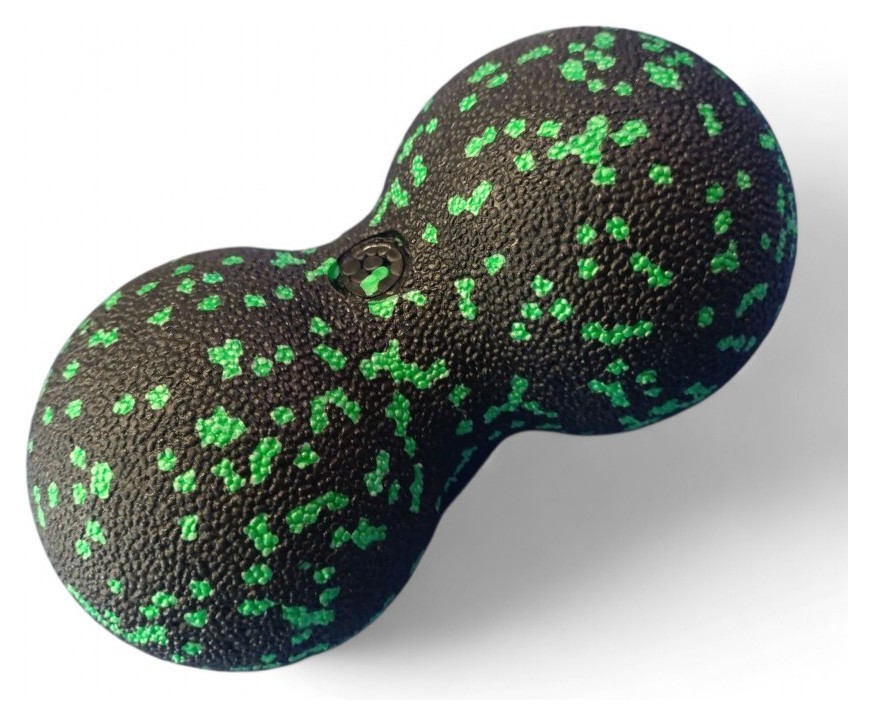 Мяч массажный, двойной (8890) Bavar Sport (зеленый)