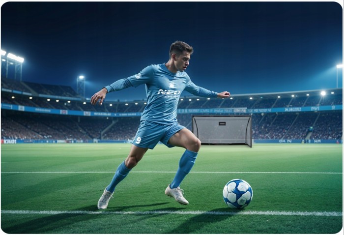 Ворота футбольные Neo-Sport NS-487 180 х 120 х 60 см, черные