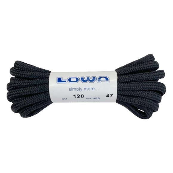 Шнурки LOWA ATC Lo 120 cm black-black