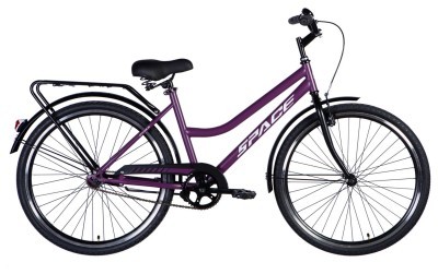 Велосипед ST 26" SPACE VOYAGER BH рама-17" сливовый (матовый) 2024 крылья, крыло пер., крыло зад., подножка, звонок