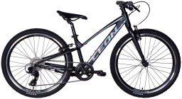 Велосипед AL 24" Leon JUNIOR Vbr CS рама-12" чорний 2025 Велосипед AL 24" Leon JUNIOR Vbr CS рама-12" чорний 2025