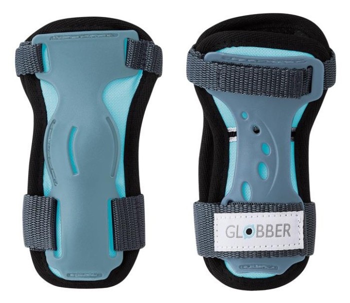 Комплект захисний дитячий GLOBBER, пастельно-синій/сіро-синій, для дитини до 25кг