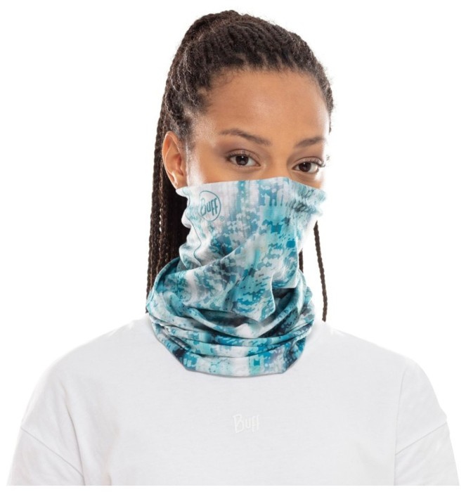 Шарф-труба Buff Coolnet UV+, Blauw Turquoise
