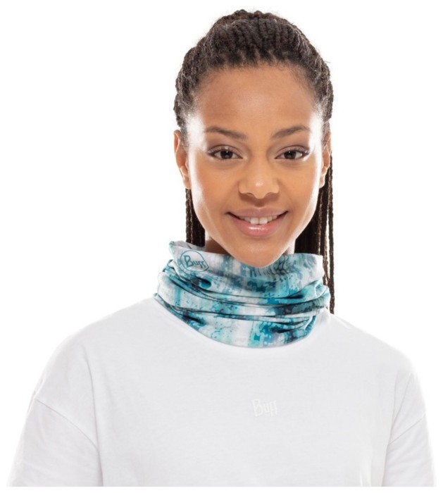 Шарф-труба Buff Coolnet UV+, Blauw Turquoise