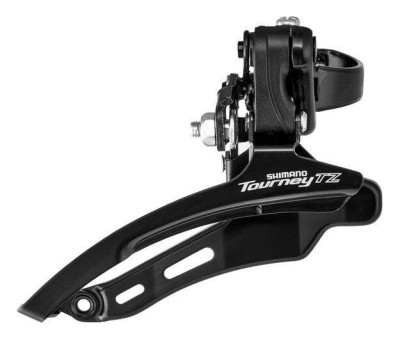 Перемикач перед. верхній хомут в/тяга  max-42T под трубу 30.4мм чорний SHIMANO FD-TZ500