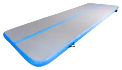 Надувной гимнастический коврик Airtrack Spartan Air Matte 300x100x10 см синий
