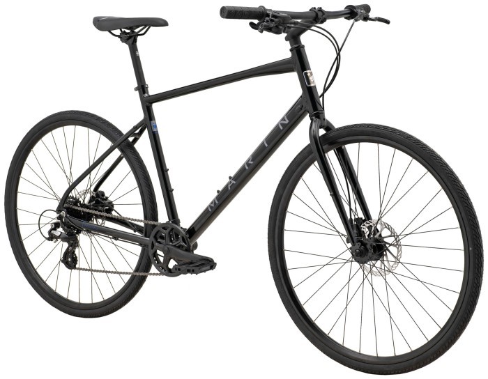 Велосипед 28" Marin Presidio 1 рама - XL 2025 Gloss Metallic Black/Charcoal/Blue