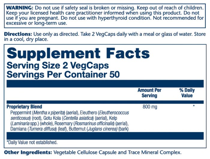 Memory Blend SP-30 - 100 vcaps
